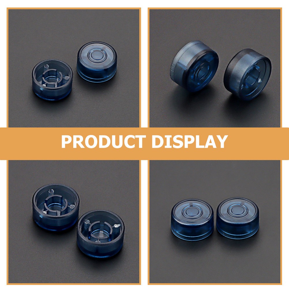 2Pcs Navy Guitar Effects Pedal Caps Plastic Footswitch Toppers Easy Installation