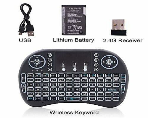 US Mini i8 Wireless Keyboard 2.4G with Touchpad for PC Android Desktop PC TV Box