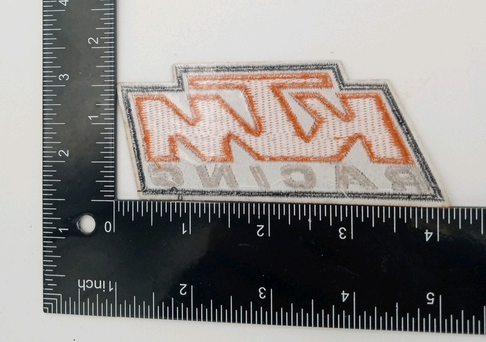 KTM Racing Embroidered Iron On Patch