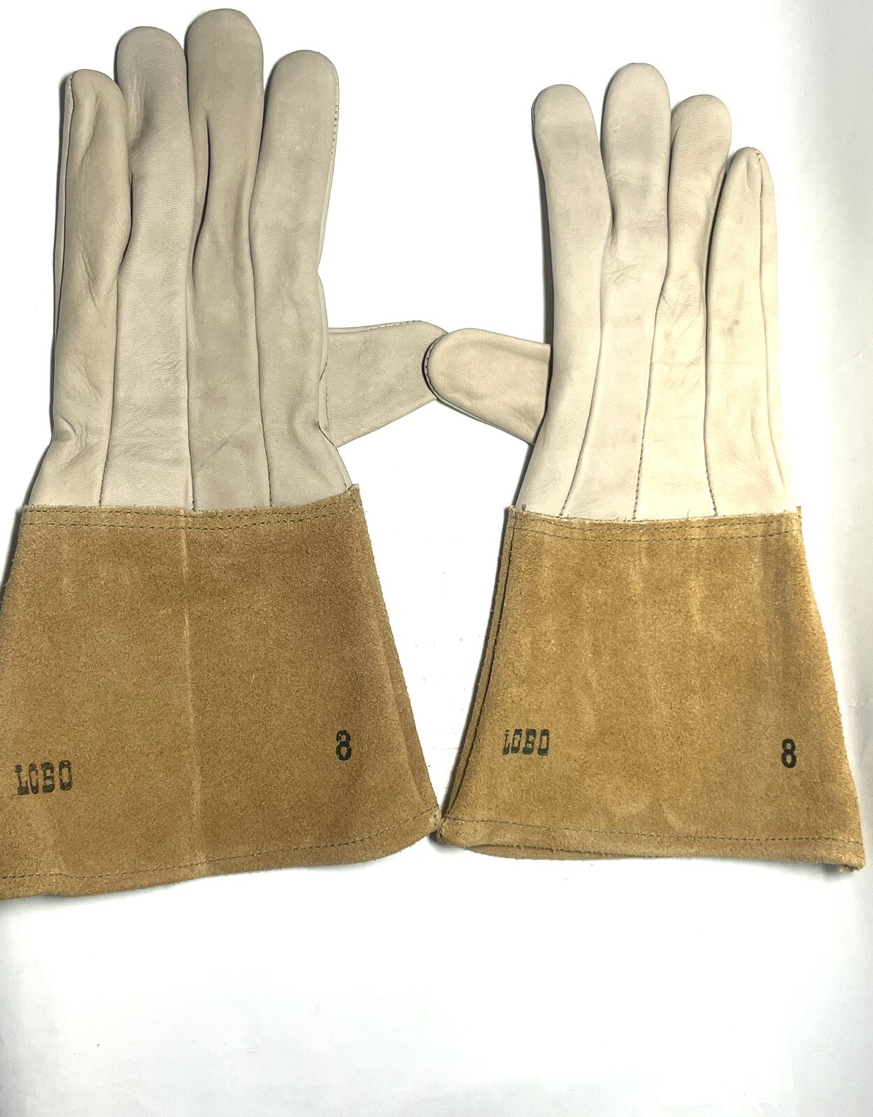 GLOVES LOBO LEATHER HARVEST SIZE 8