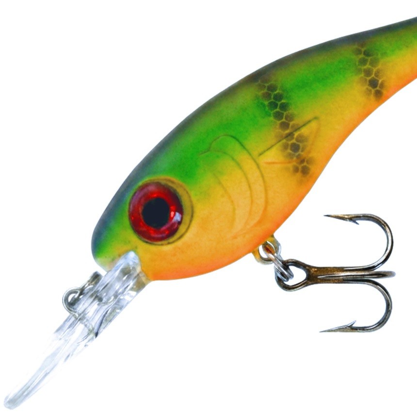 Cotton Cordell - Green Perch - Grappler Shad Crankbait Minnow (Lot of 3) NIP G29