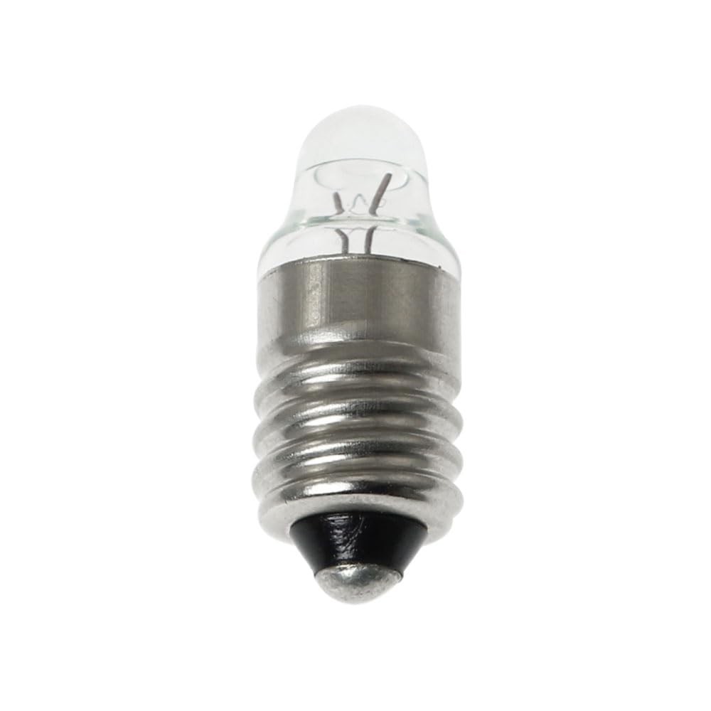 SQXBK 10PCS Mini Screw Base Light Bulbs E10 Flashlight 2.5V