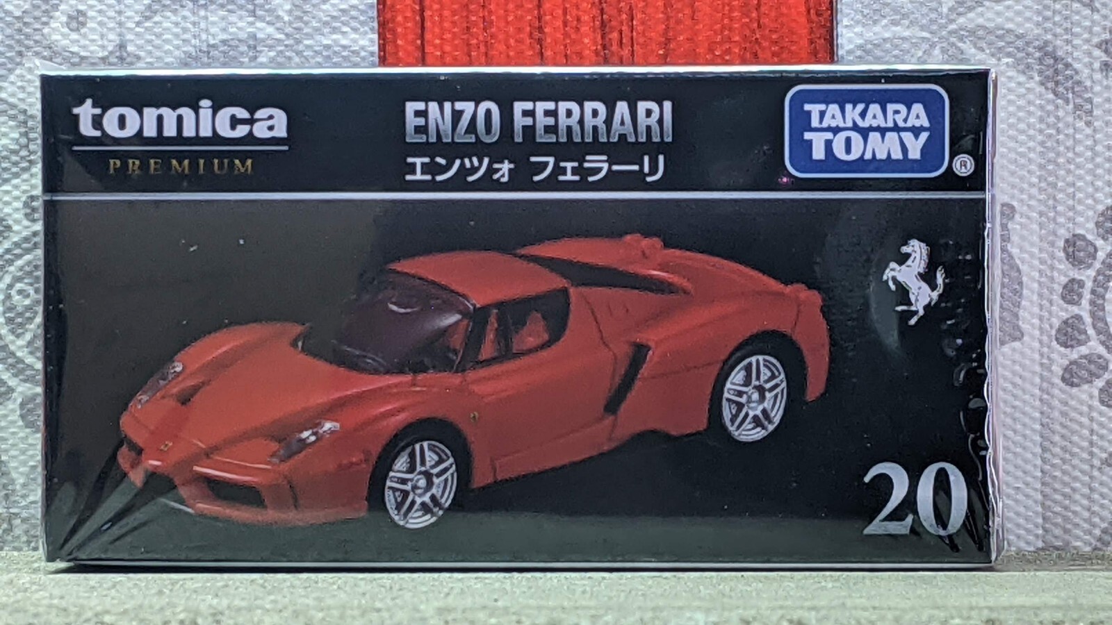TOMICA PREMIUM #20 ENZO FERRARI 1/62 SCALE NEW IN BOX USA STOCK!!!