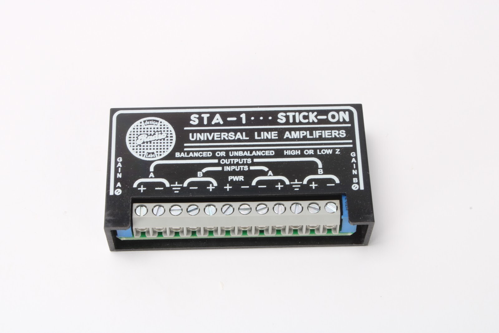 Radio Design Labs STA-1M Mono Line Amp Stick-On