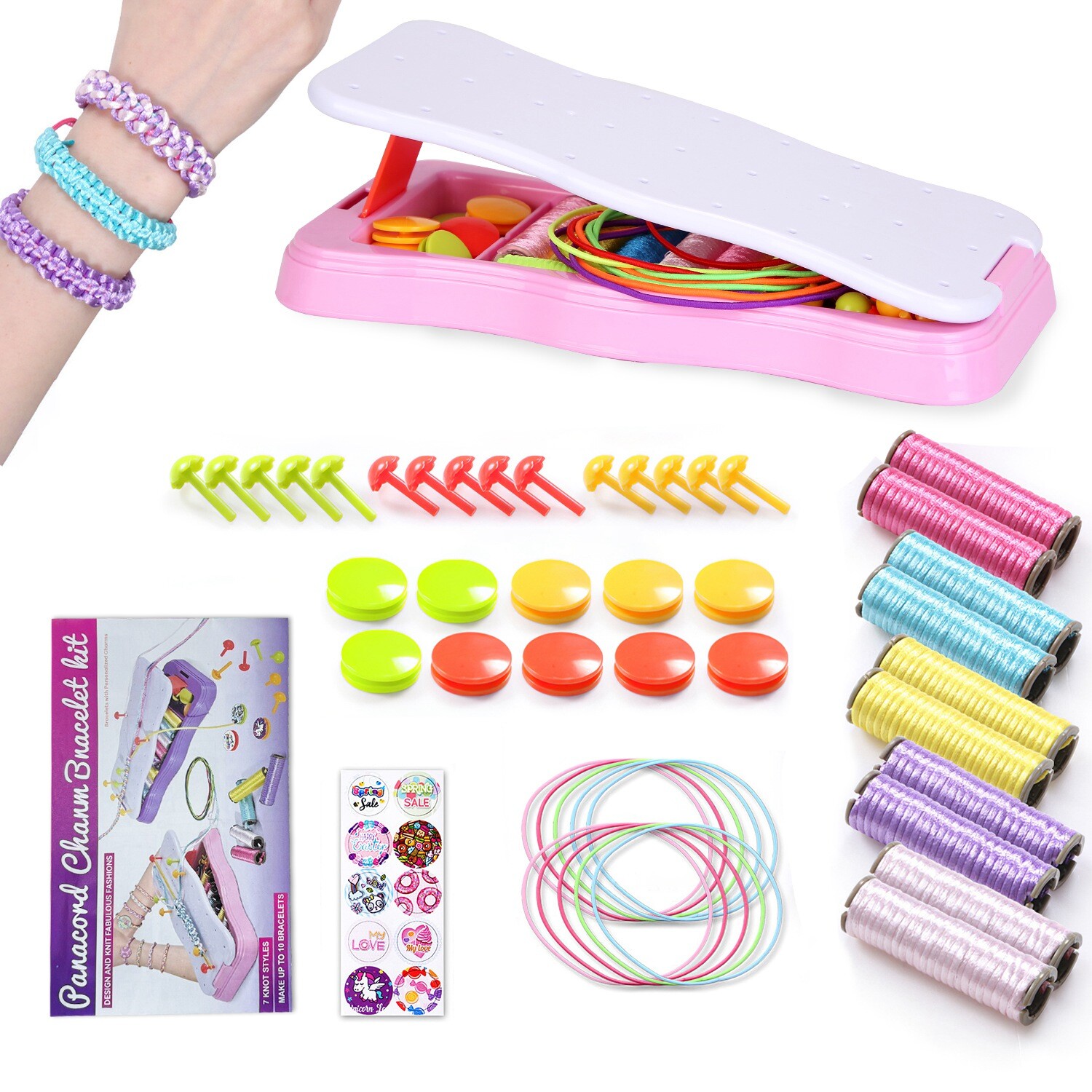 Kids Bracelet  Arts Crafts Toys Bracelet Maker Kit Toys For Kids Child Gift