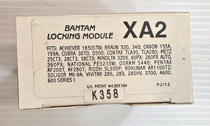Quantum Bantam Locking Module XA2 Camera Accessory Fits Multiple Flashes