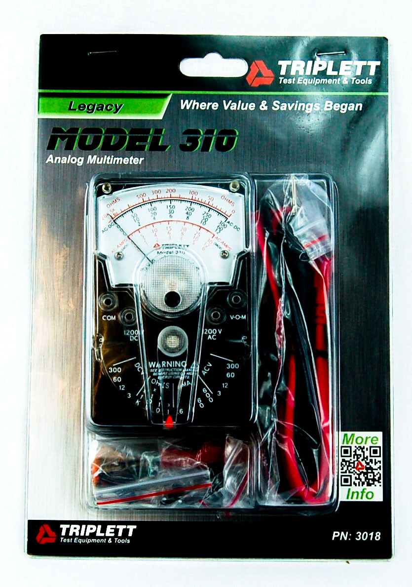 Triplett Analog Multimeter Model 310 - 10121101