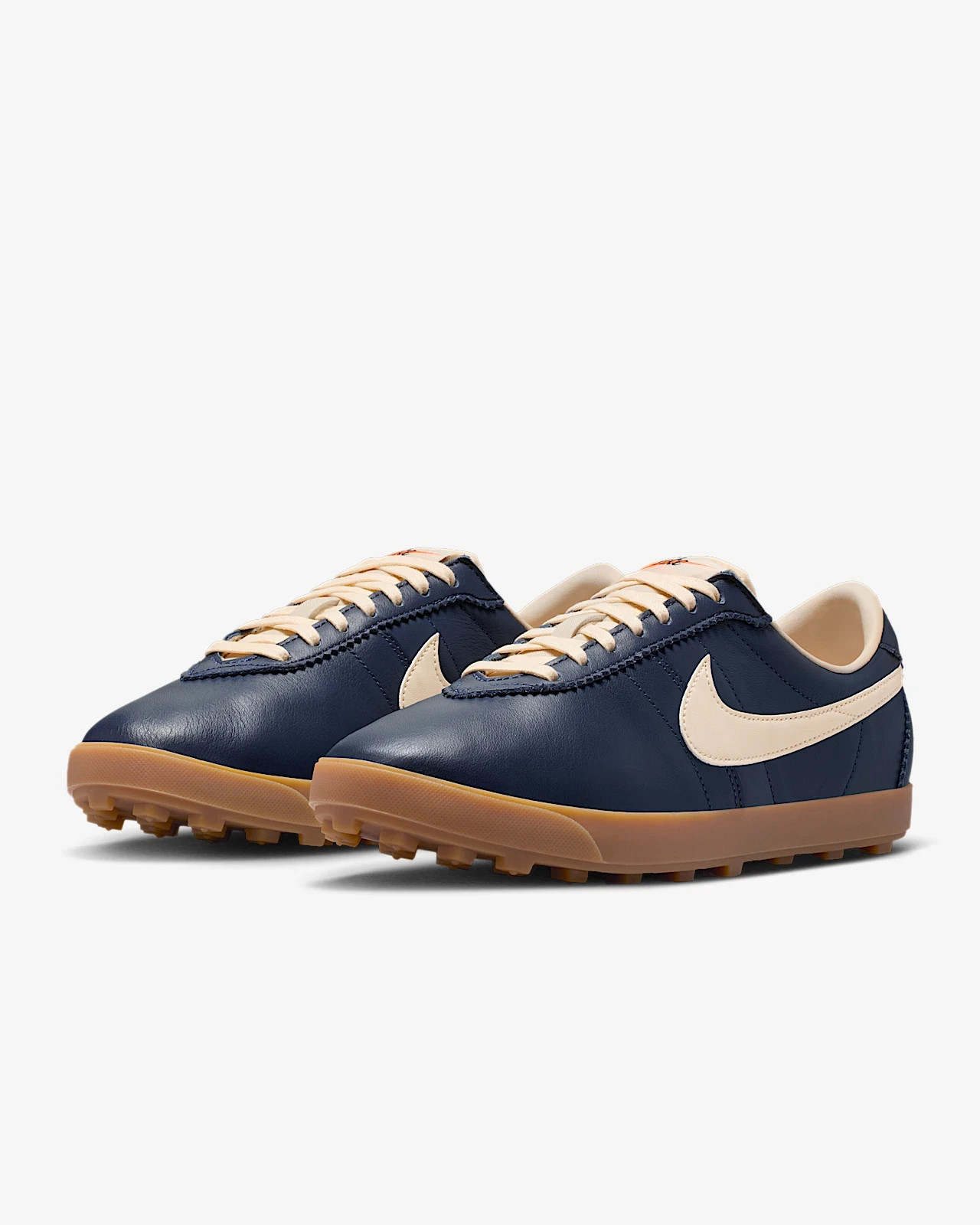 Nike Women's Astro Grabber Shoes Leather Midnight Navy White Gum II1259-400 NEW