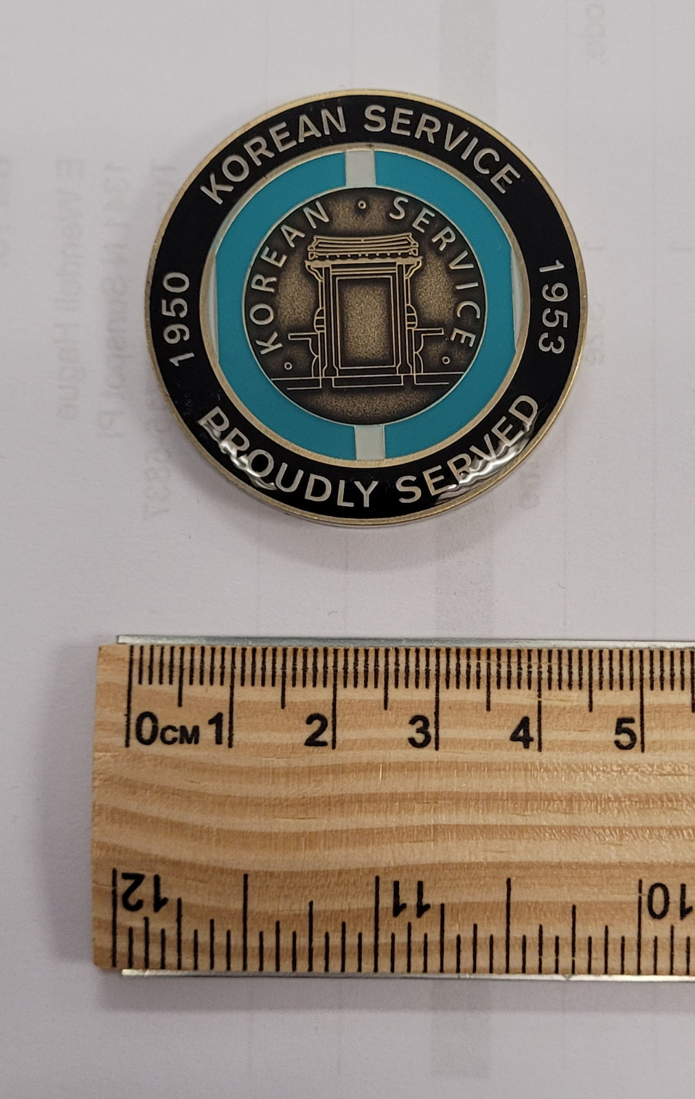 25th Infantry Division Korean Service Challenge Coin Officially Licensed