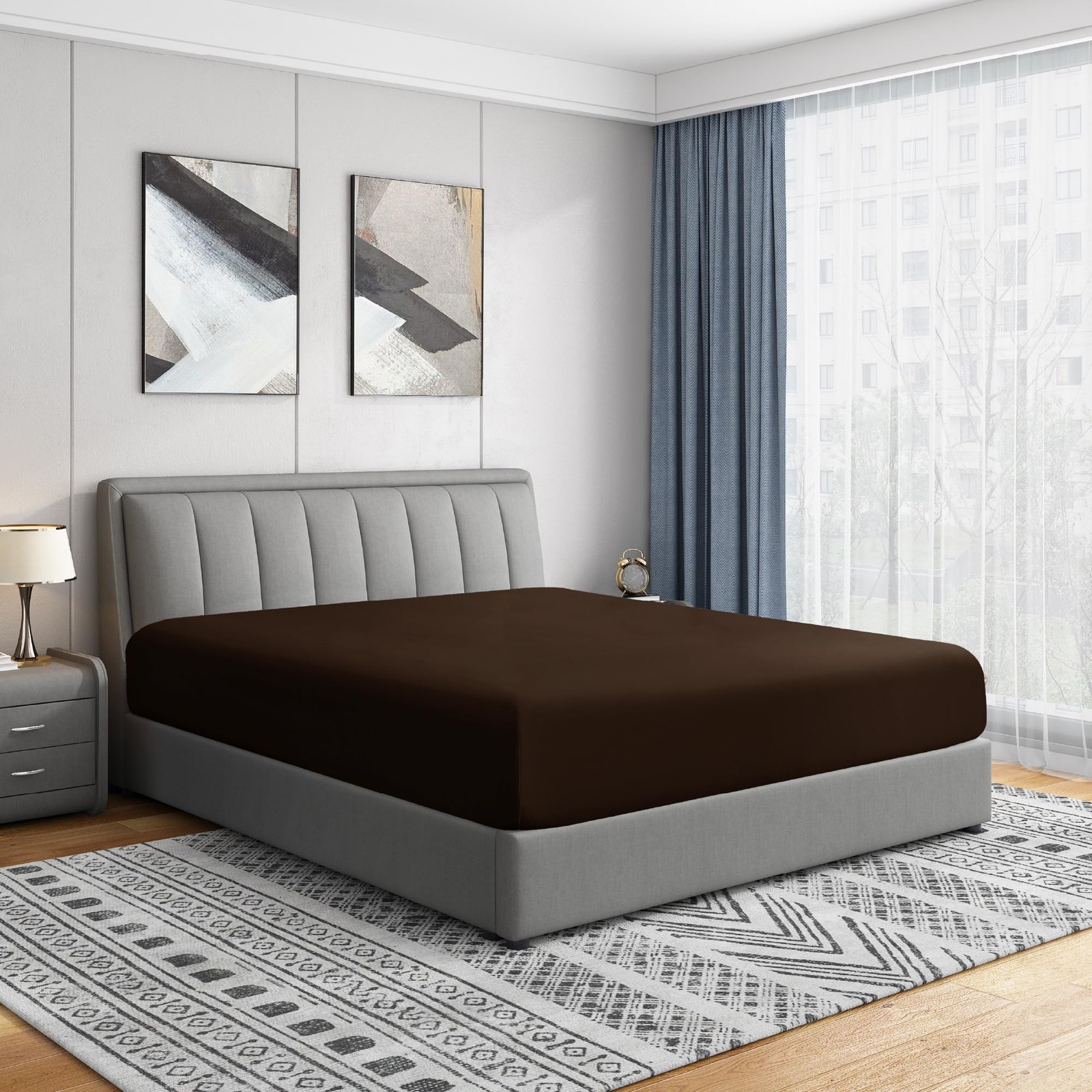 Luxury Wrinkle And Fade Resistant Double Brushed Ultra Soft Microfiber 14-inc...