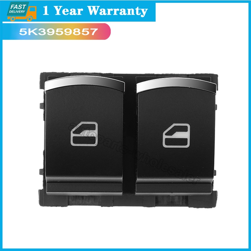5K3959857 Driver Side Power Window Switch For Golf MK5 MK6 GTI EOS 2 Doors