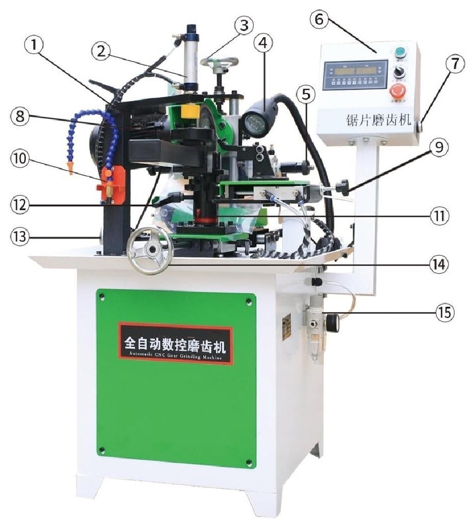 ​​Automatic Circular Saw Blade Grinder Sharpener Gear Grinding Machine CNC 220V
