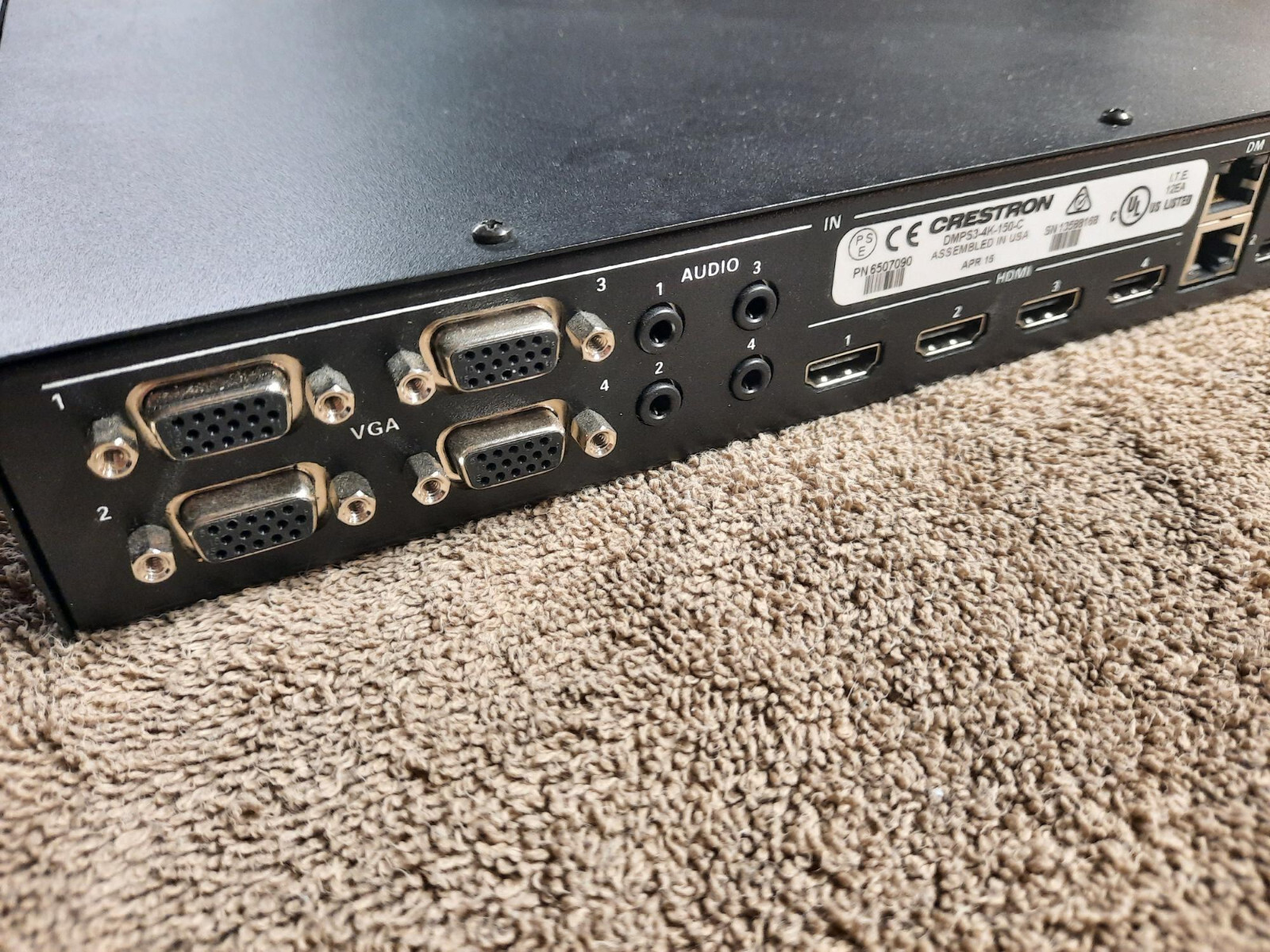 Crestron DMPS3-4K-150-C 3-Series 4K DigitalMedia Presentation System 150