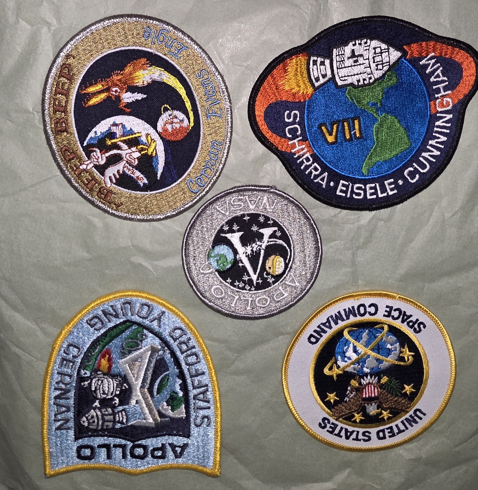 NASA Apololl Mission Patches