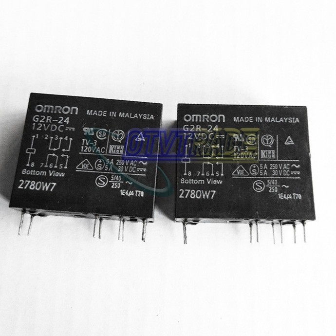5 pieces G2R-24 12VDC Relay New #lk