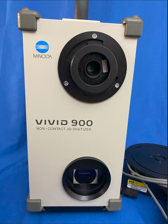 Konica Minolta Vivid 900 Non Contact 3D Laser Scanner Digitizer 8mm Wide Lens -