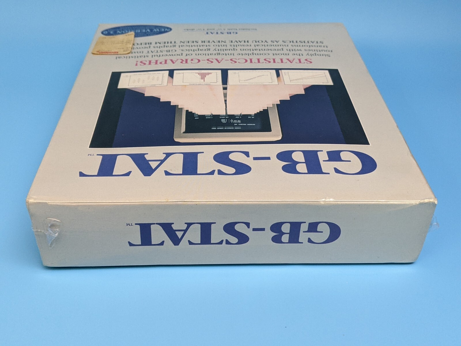 GB-STAT V3.0 Statistics As Graphs Dynamic Microsystems: Software / VTG 1990 DOS