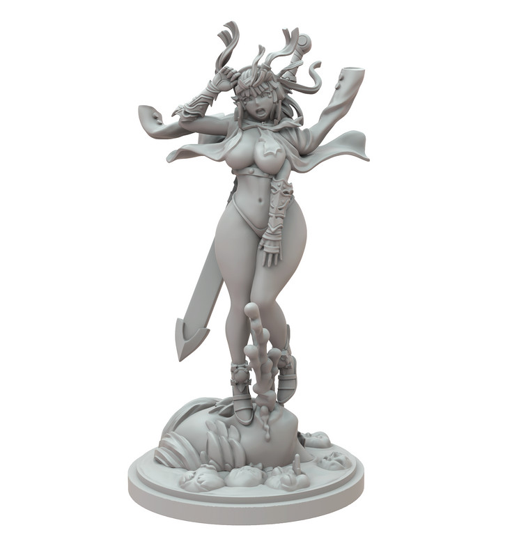 █ 30mm Pinups of Death 3 - Deserter Knight Kingdom Death Unassembled WH402