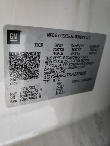 ESCALAESV 2019 Escalade Air Shutter 596979
