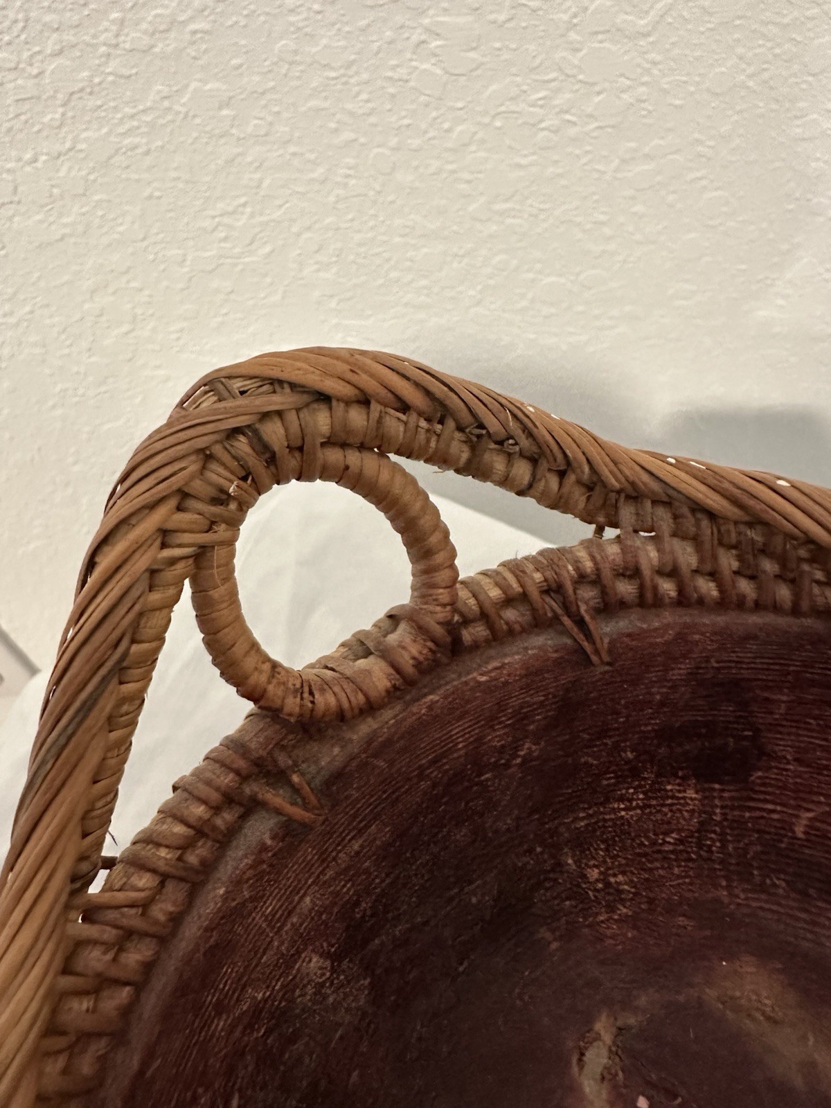 Handmade Woven Basket Bowl Piece