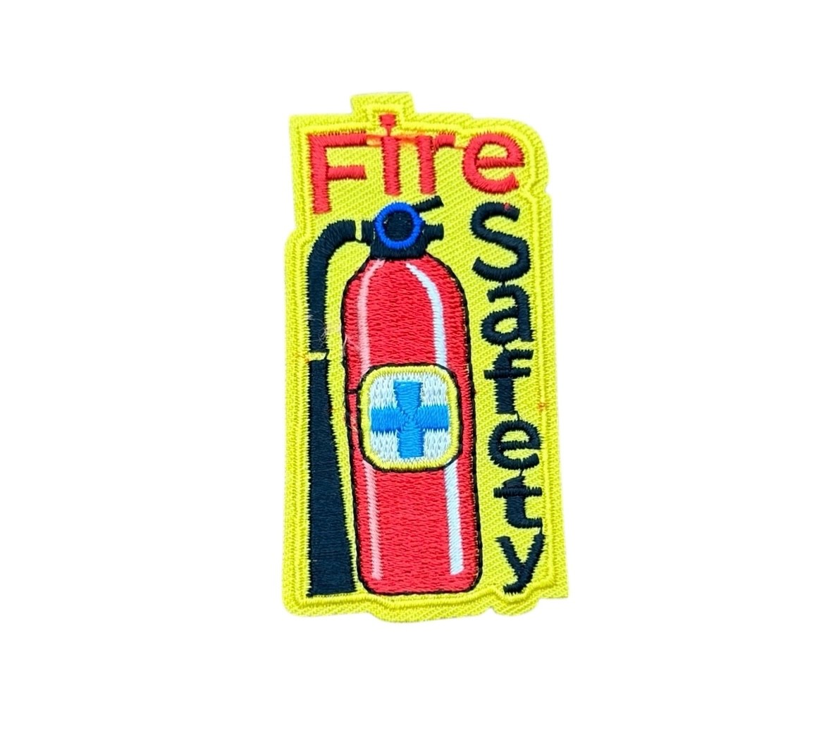 Fire Safety 2 inch Iron on Patch AVA1348 F8D8AMI