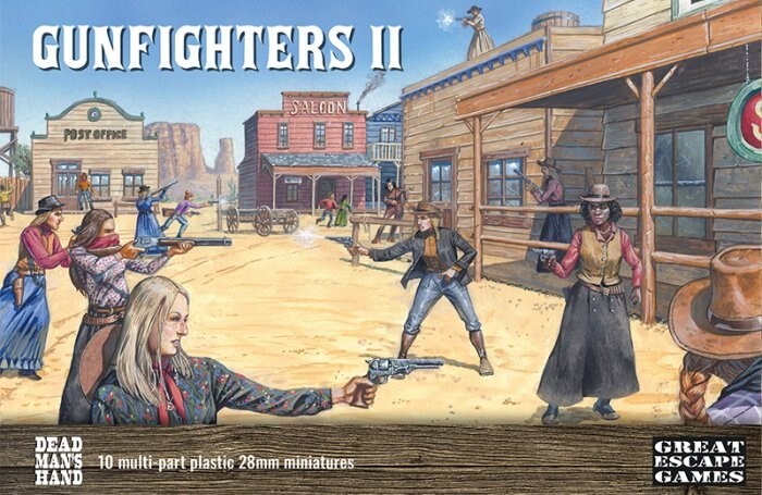 Dead Man's Hand Plastic Gunfighters II The Ladies - DMHP002 - Western Steampunk