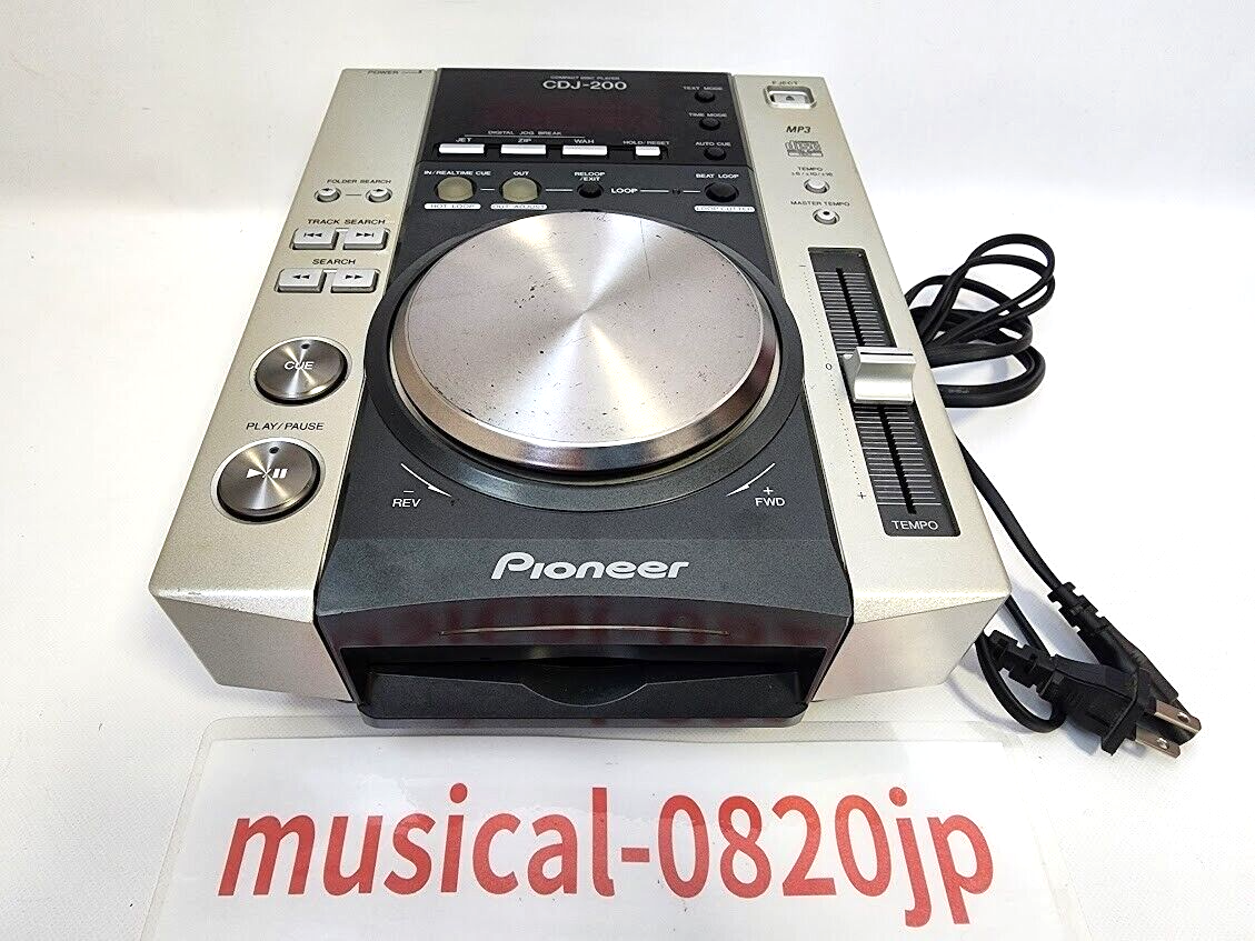 Pioneer CDJ-200 DJ Turntable Player Controller Mix Loop CD MP3