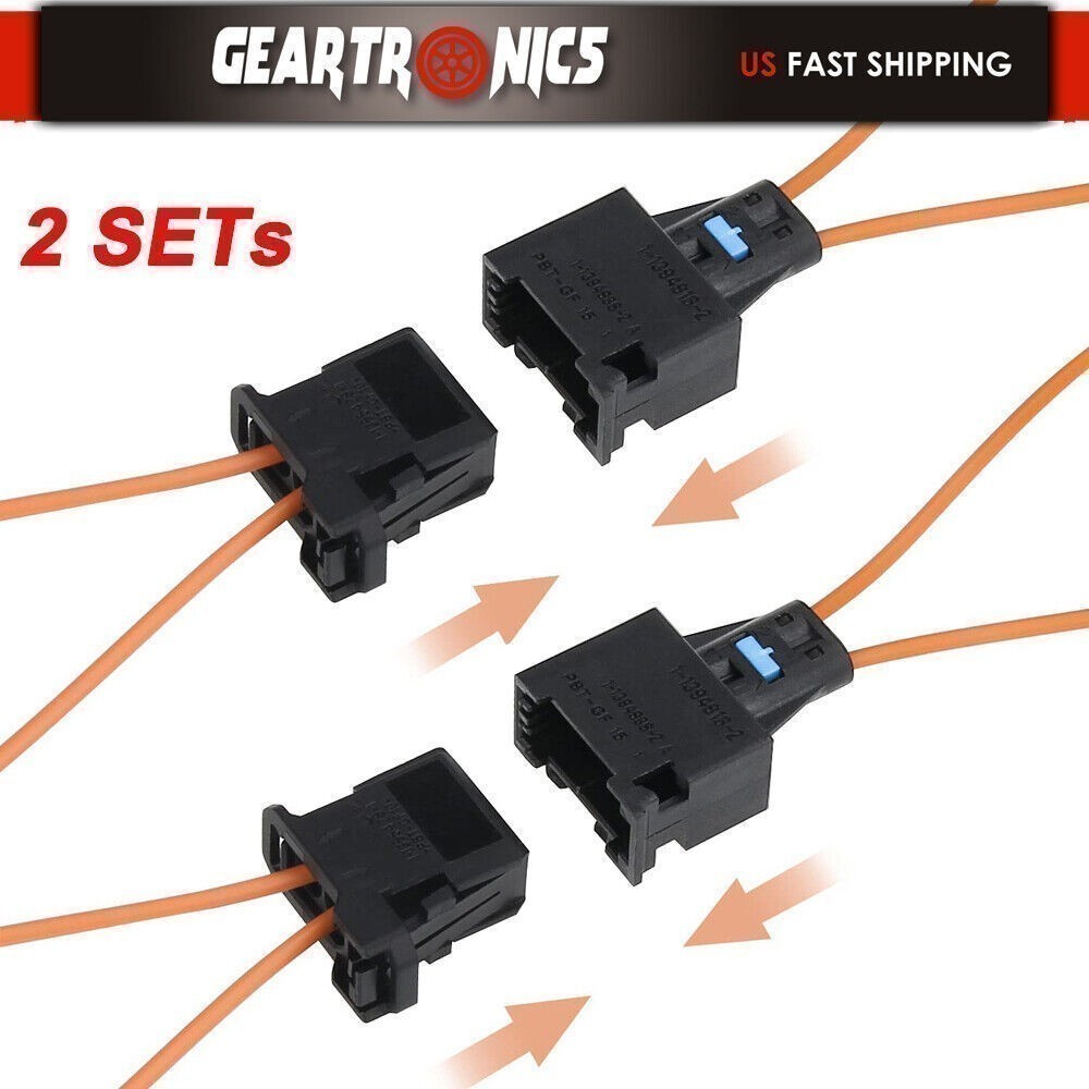 2 PAIR MOST FIBER OPTIC LOOP BYPASS MALE & FEMALE KIT ADAPTER FOR MERCEDES Xloic