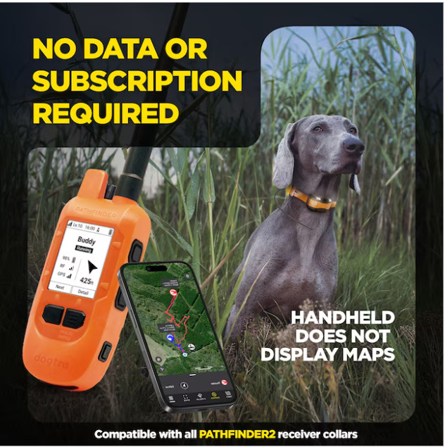 Dogtra Pathfinder2 Mini Compass - Handheld GPS Dog Tracking and Training System