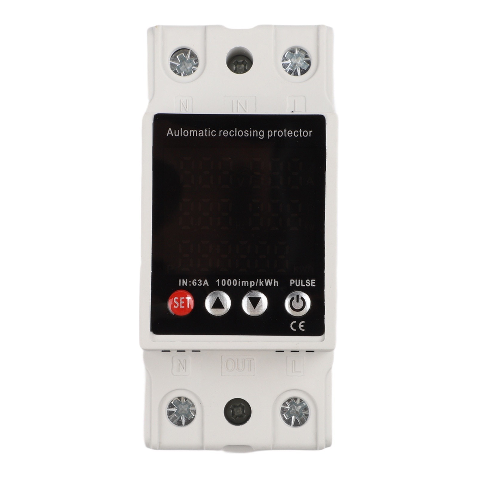 Voltage Safety Meter with AC80 300V Operating Range and 63A Load Capacity