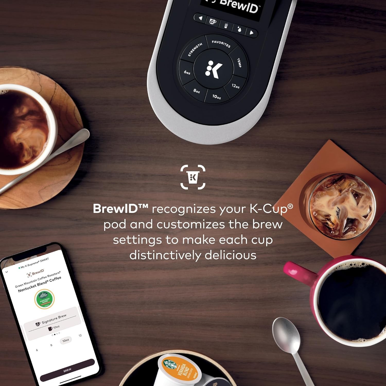 Programmable Coffee Maker, MultiStream Technology, Brews 6-12oz Cup Sizes, Black