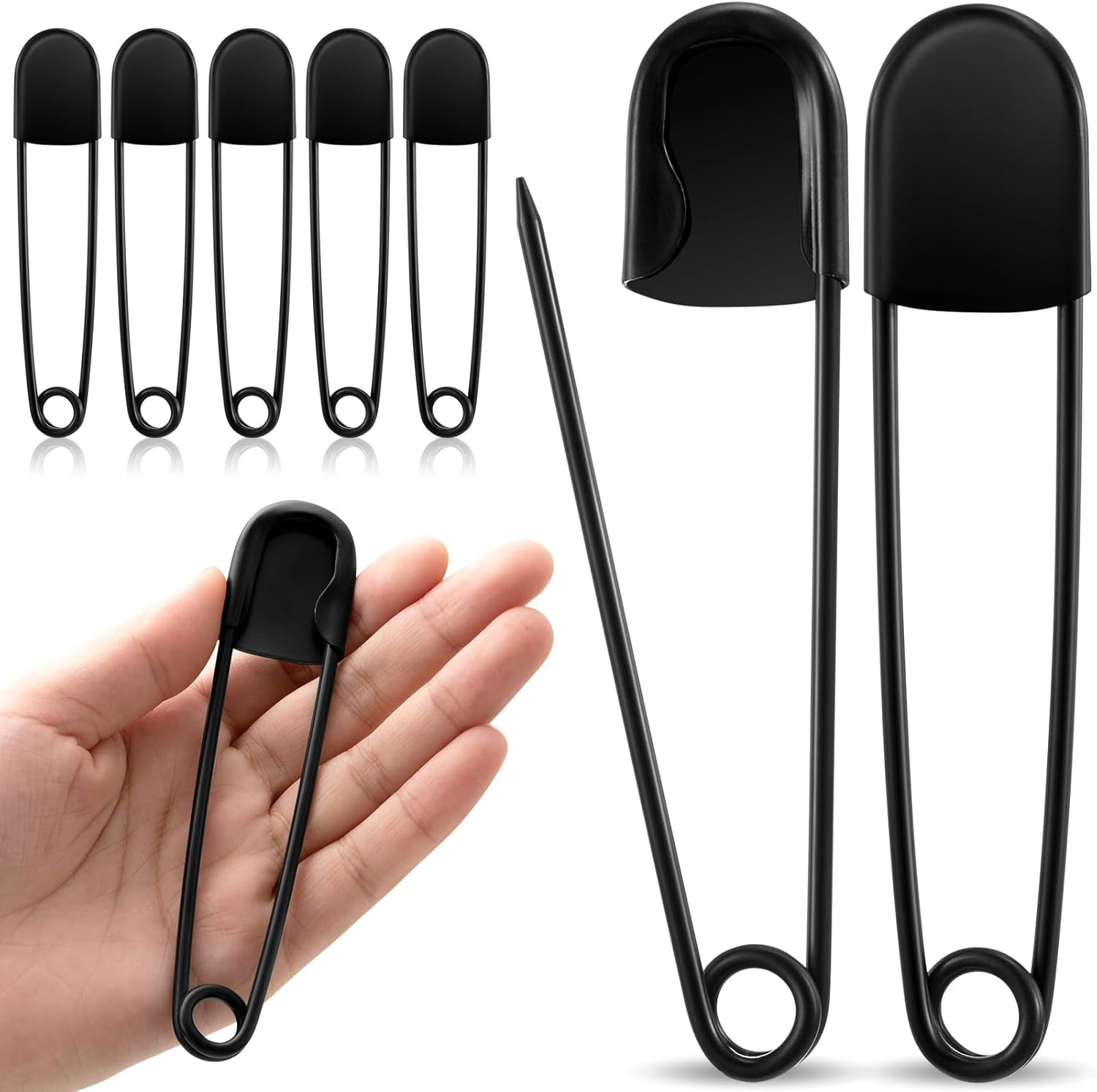 Safety Pins 5 Pcs Large 5 Inch Jumbo Stainless Steel Safety Pins Heavy Huge