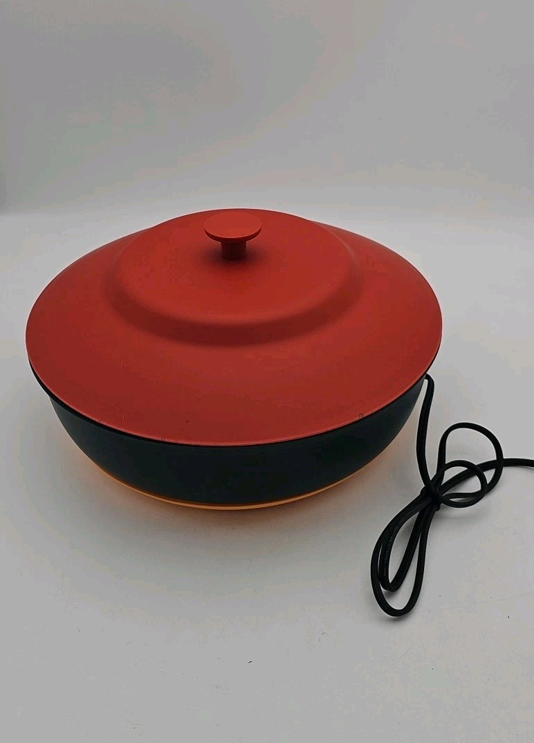 New Kusini Taco Tuesday Electric Warming Pot Melting Fondue Serving Bowl Skillet