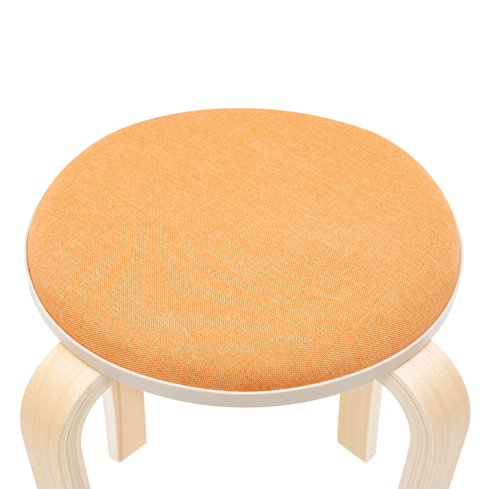 Stackable Stools, Stackable Round Stools, Set of 8 Stacking Wooden Stools NEW