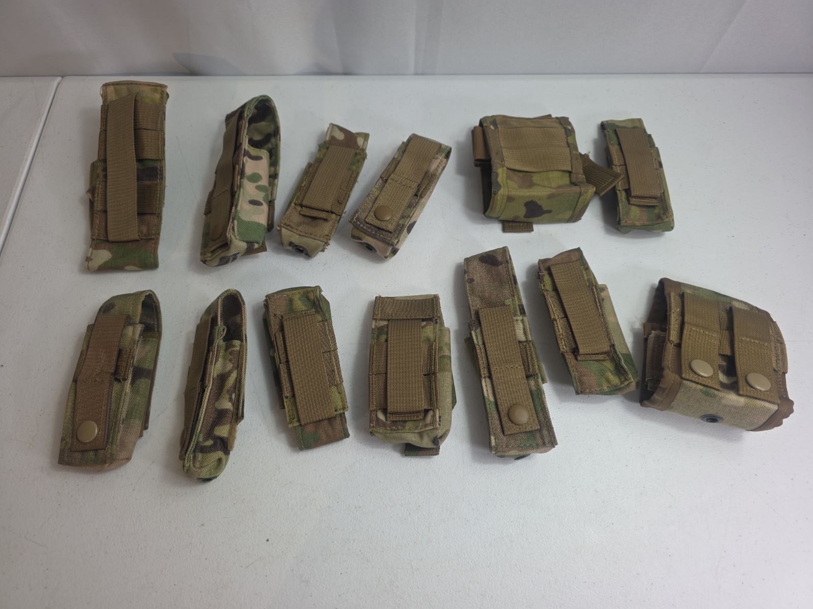 13pc OCP Multicam MOLLE Various Tactical Pouches