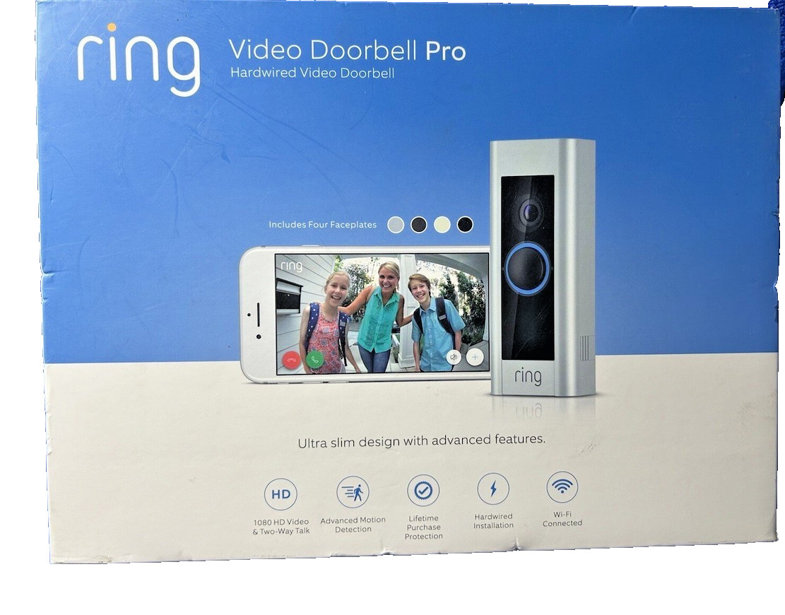 Ring Video Doorbell Pro Hardwired WiFi Video Doorbell New Open Box