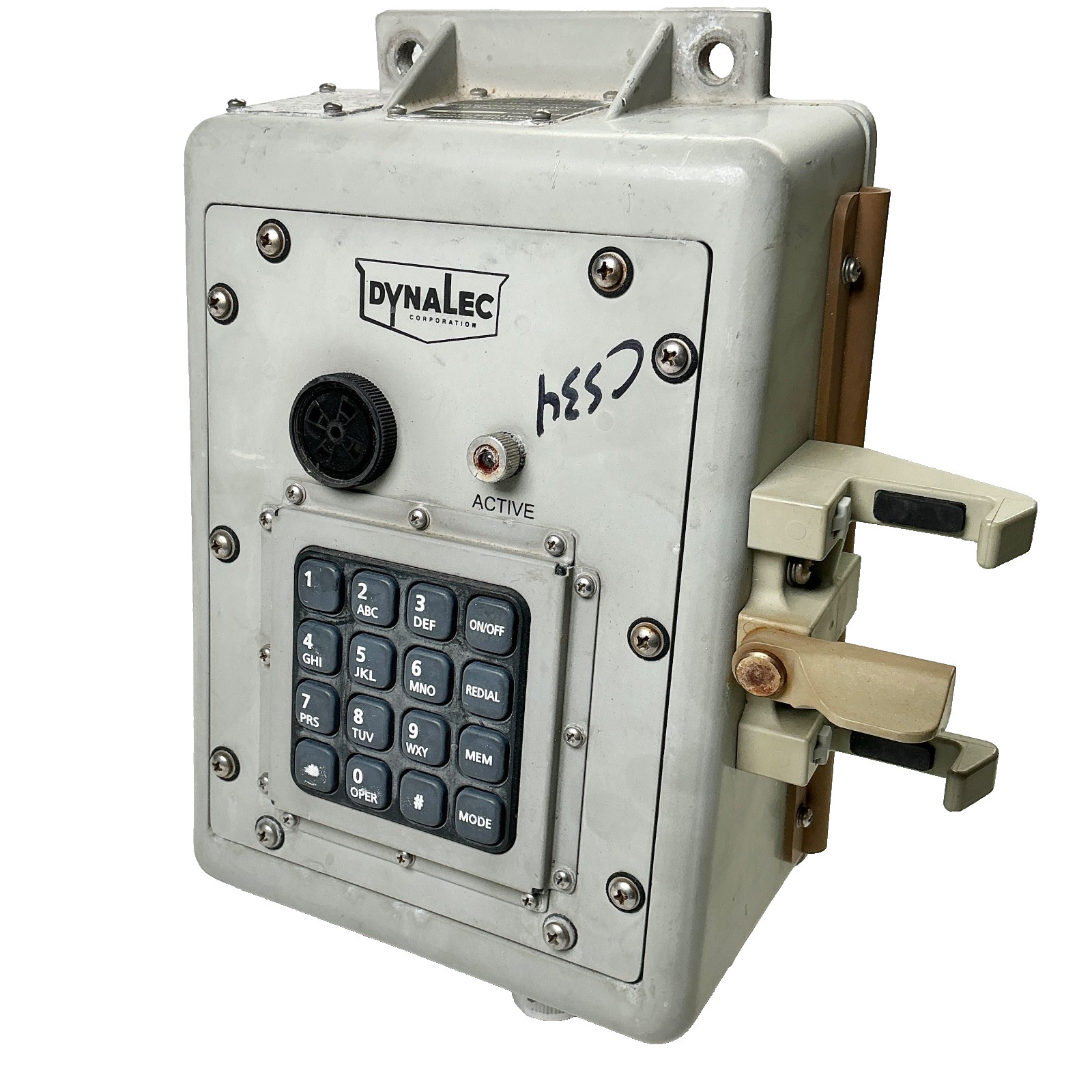 Dynalec Analog Terminal Weather-Proof Shipboard Phone P/N 65032-300 Military