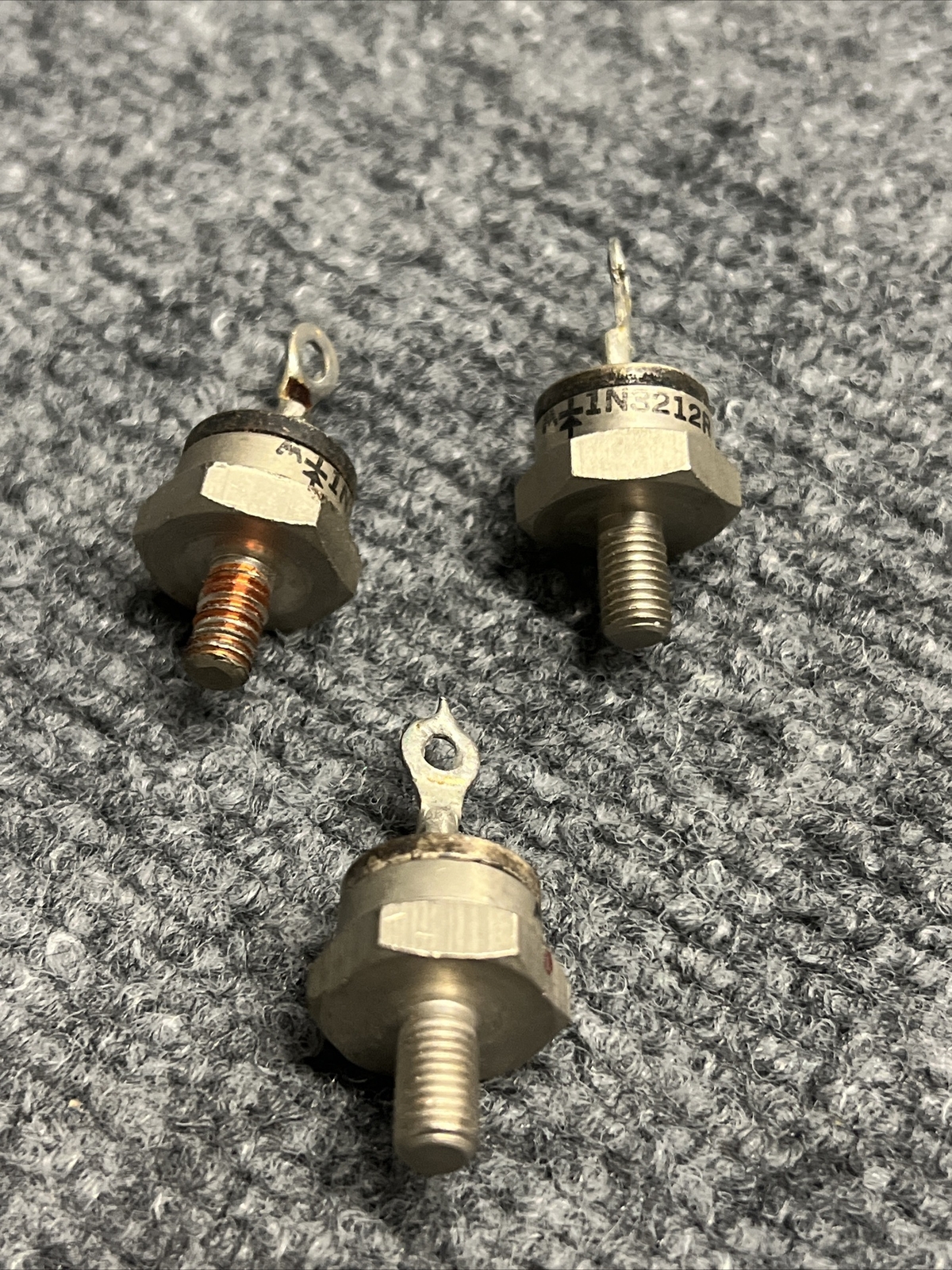 Lot of 3 - Motorola 1N3212R  Stud Rectifier Diode Used