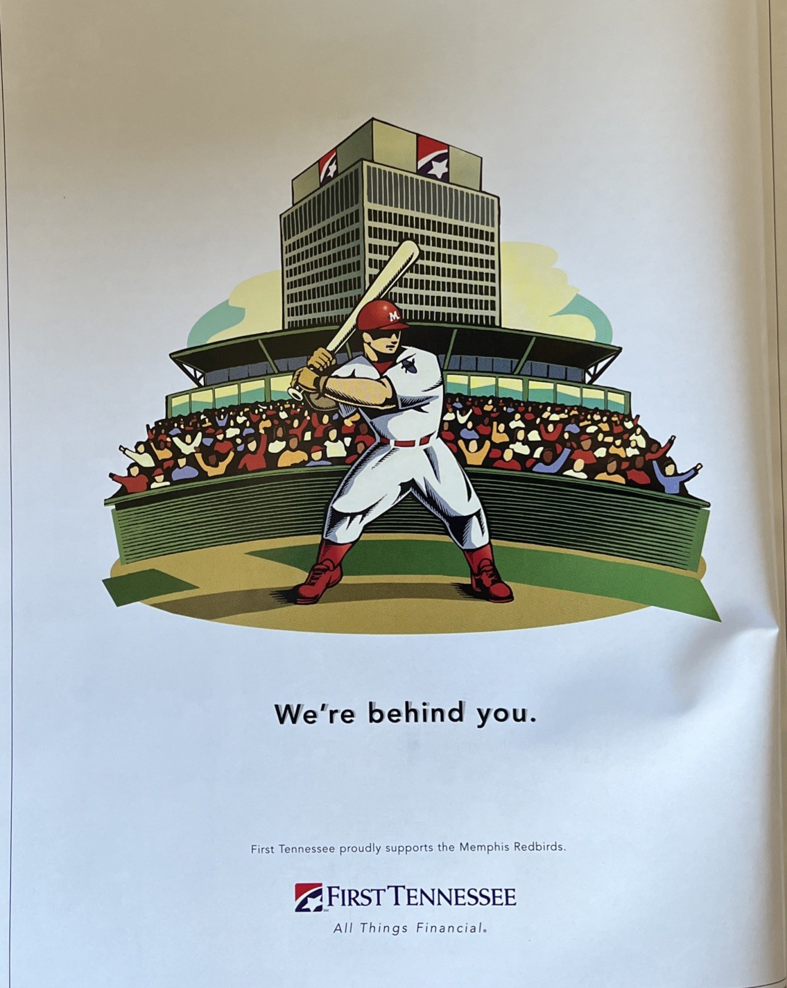 Memphis Redbirds 2002 Souvenir Program With Player Info & 5 Year History-1C