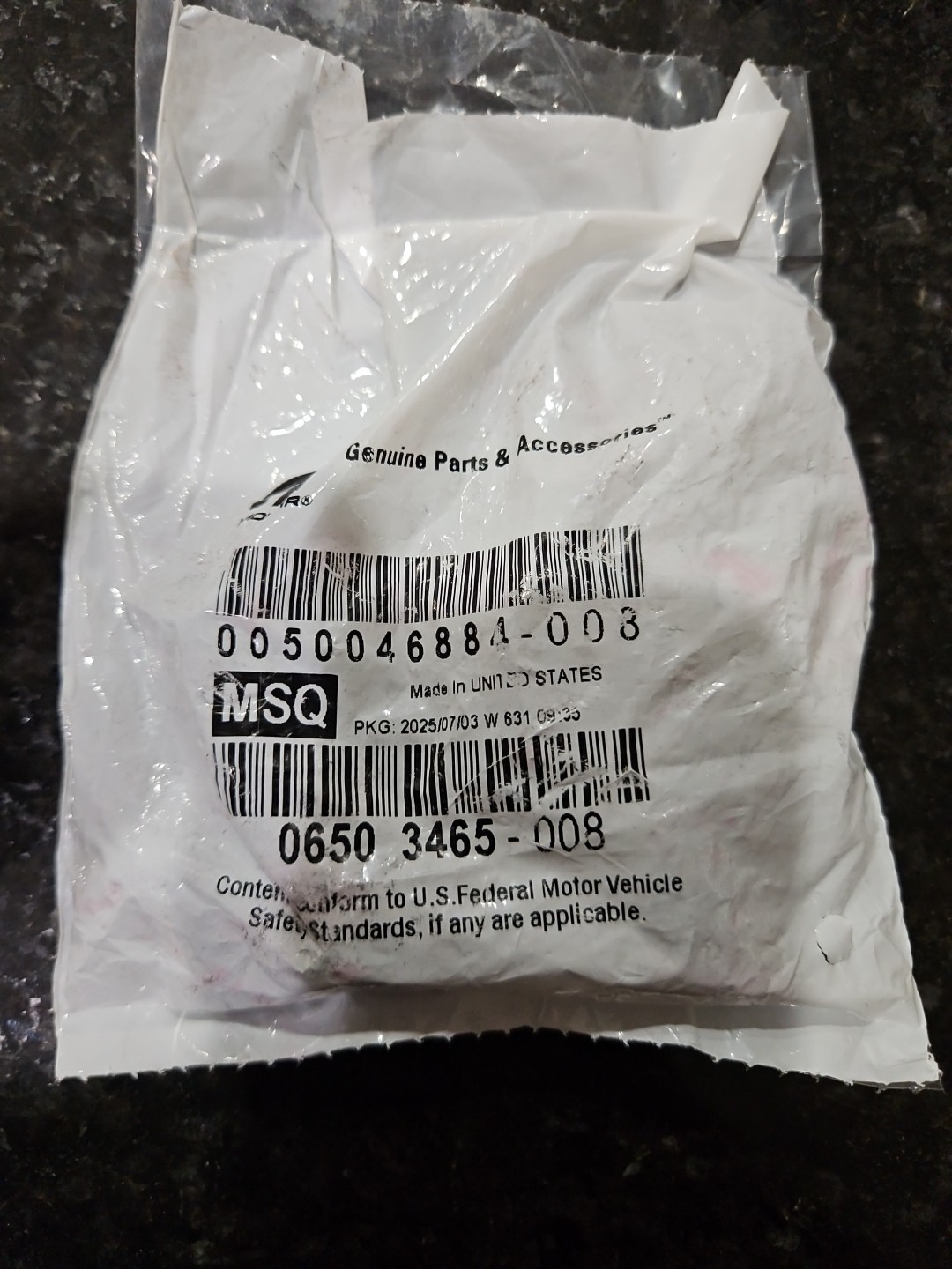 Mopar 06503465 Bolt