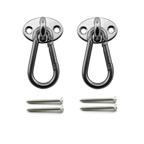 heyous 2 Set Suspension Ceiling Wall Mount U Hook Anchor Hanger M6 Olivary