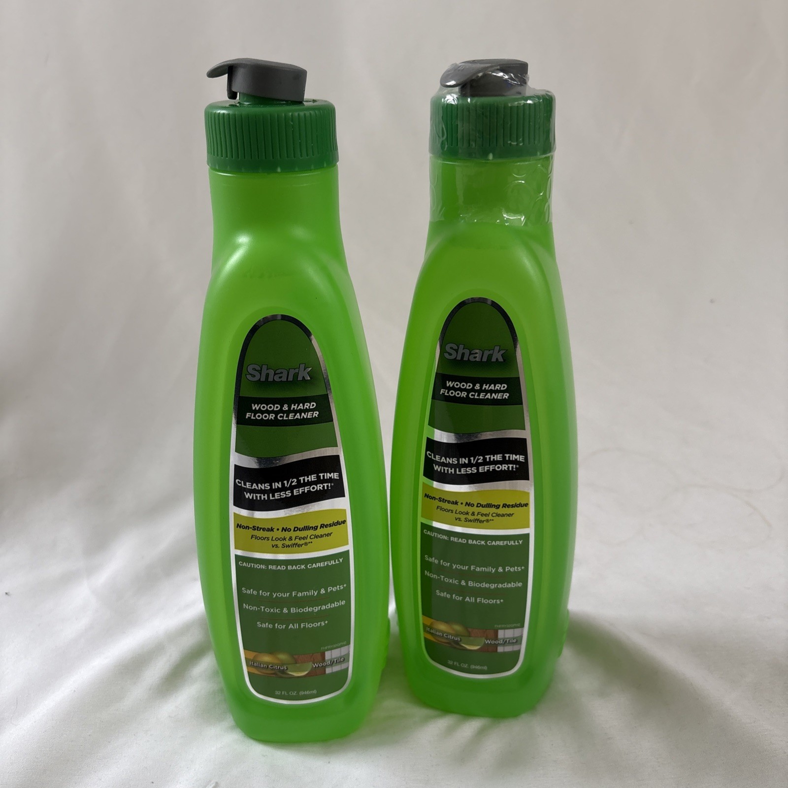 (2) SHARK Wood & Hard Floor Cleaner ITALIAN CITRUS 32 Oz Wood Tile NEW