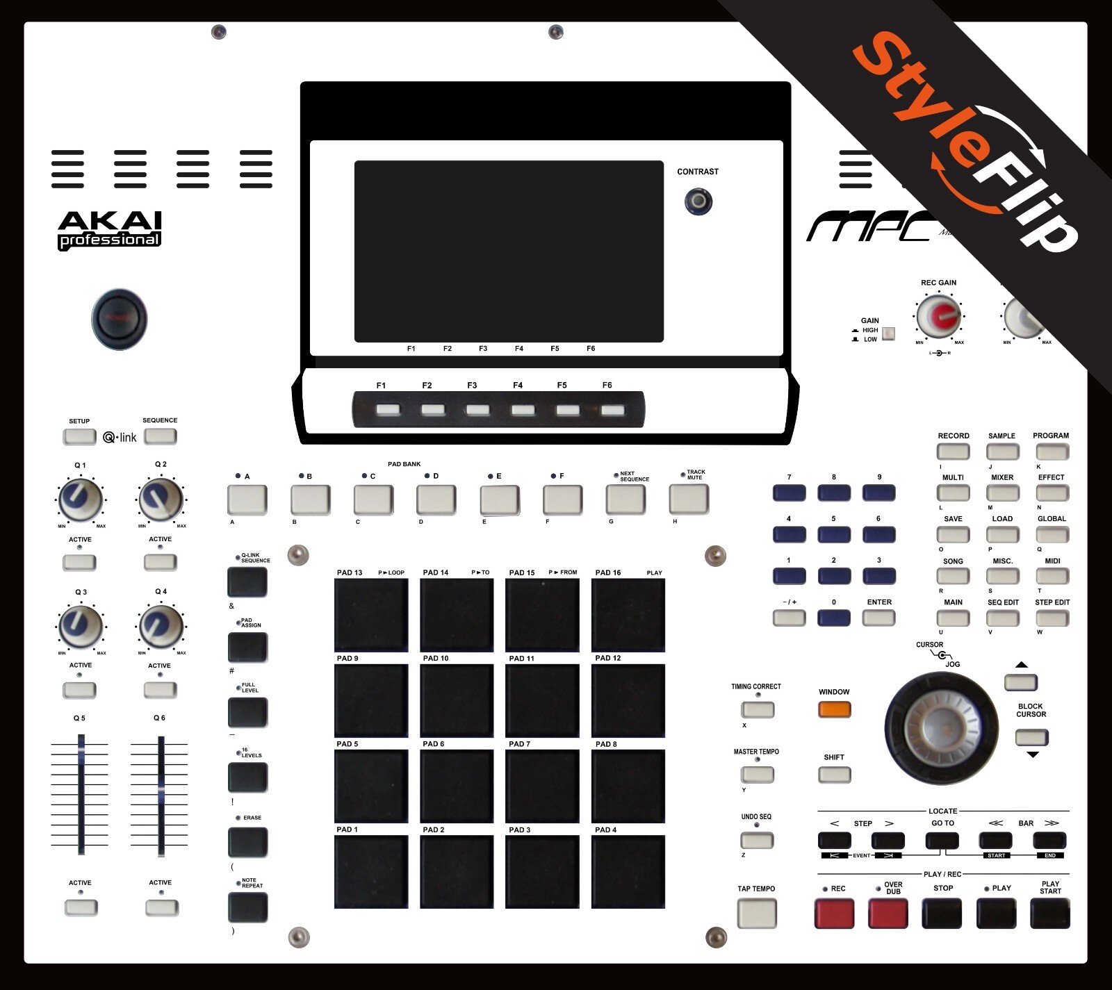 Akai MPC 4000 Skin | Color White | Protective Decal | StyleFlip Skins