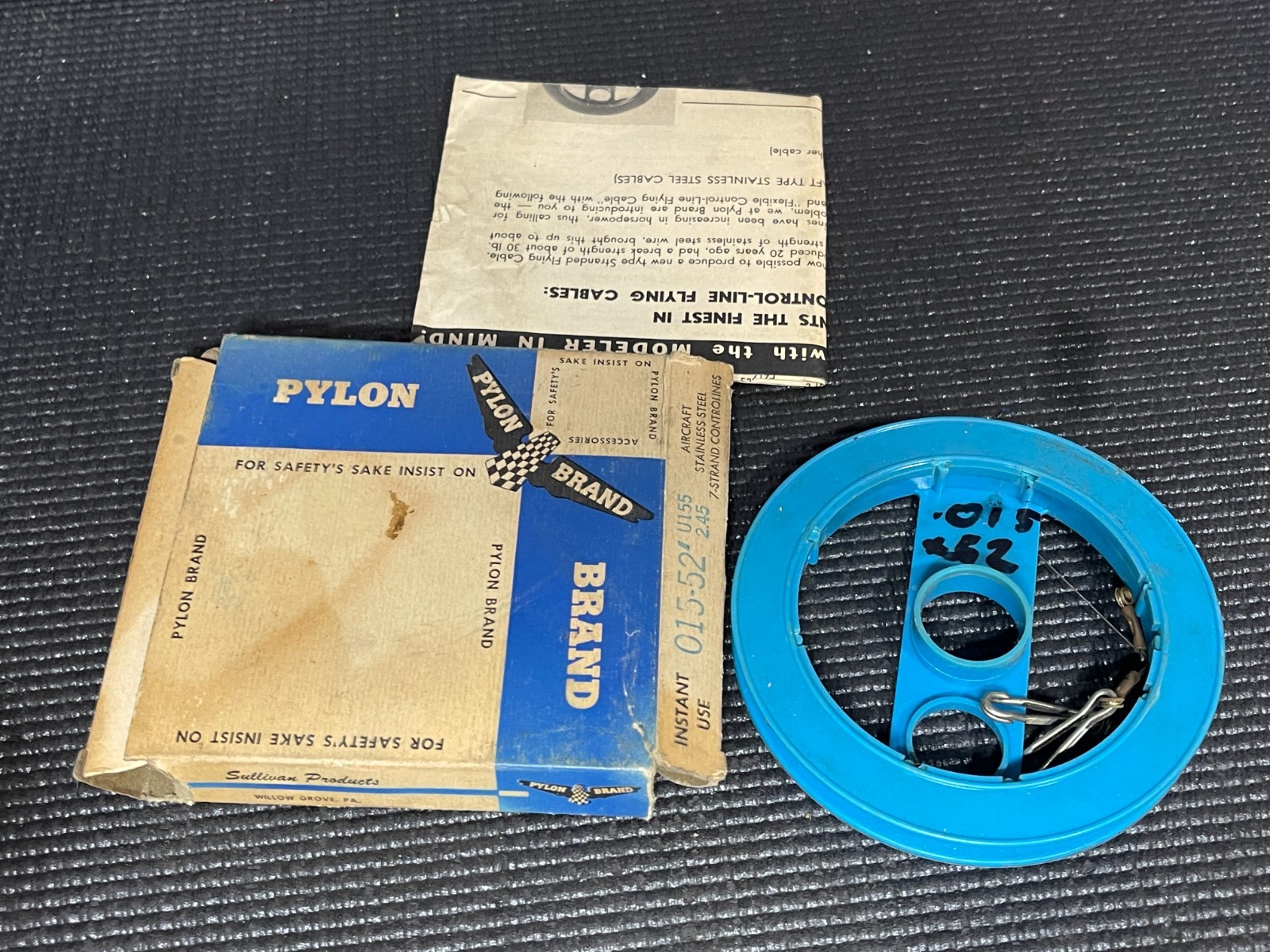Vintage Pylon Brand SS Steal Control Line For C/L Airplanes .015” - 52’ Flying