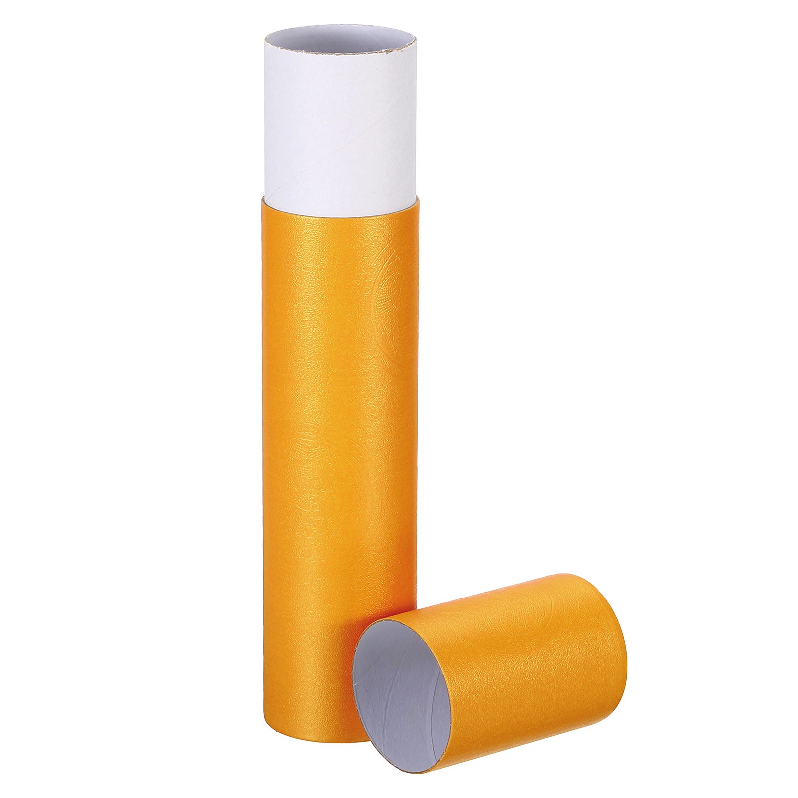 2"x11" Poster Tube, Photo Storage Tube Painting Tubes Mailing Tubes, Yellow