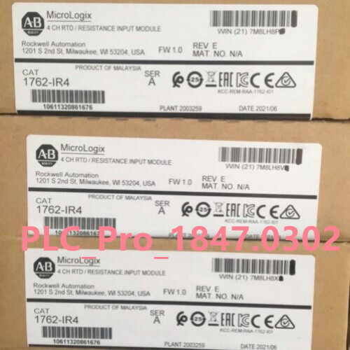 1PC New  1762-IR4 SER A MicroLogix 1200 RTD Resistance Input Module