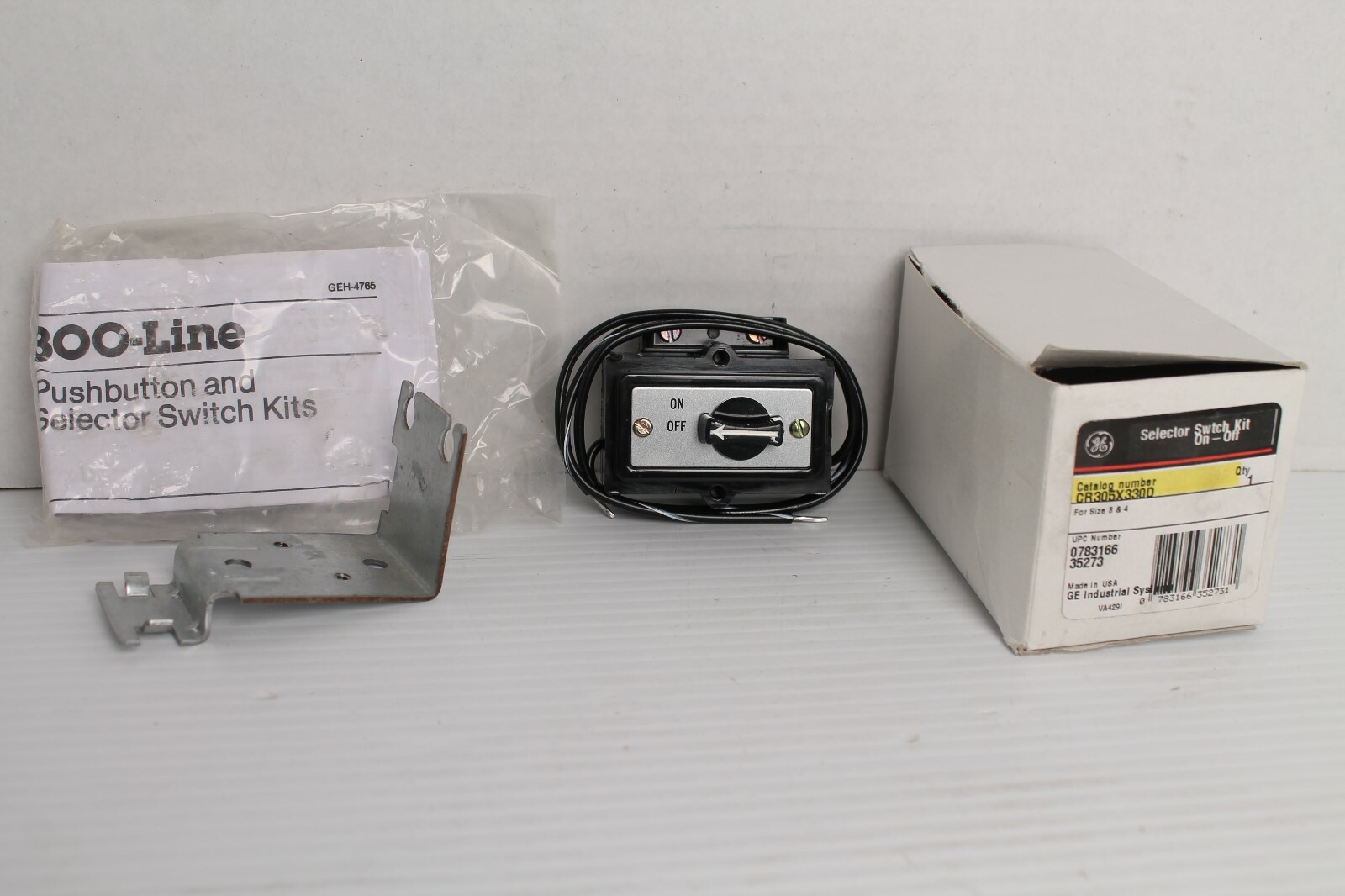 General Electric GE CR305X330D Selector Switch Kit On - Off