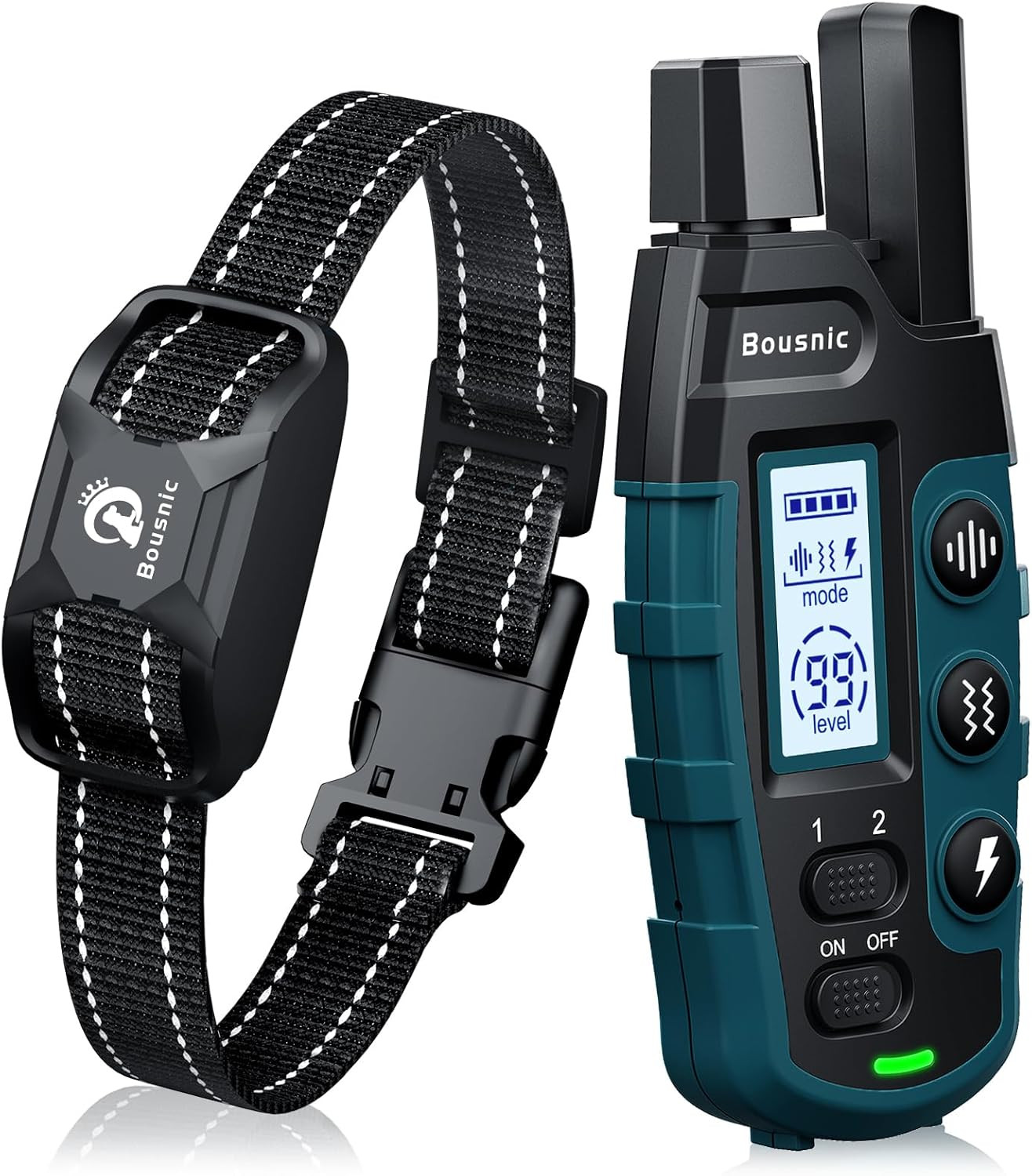 Dog Shock Collar - 3300Ft Training Collar with Remote for 5-120Lbs