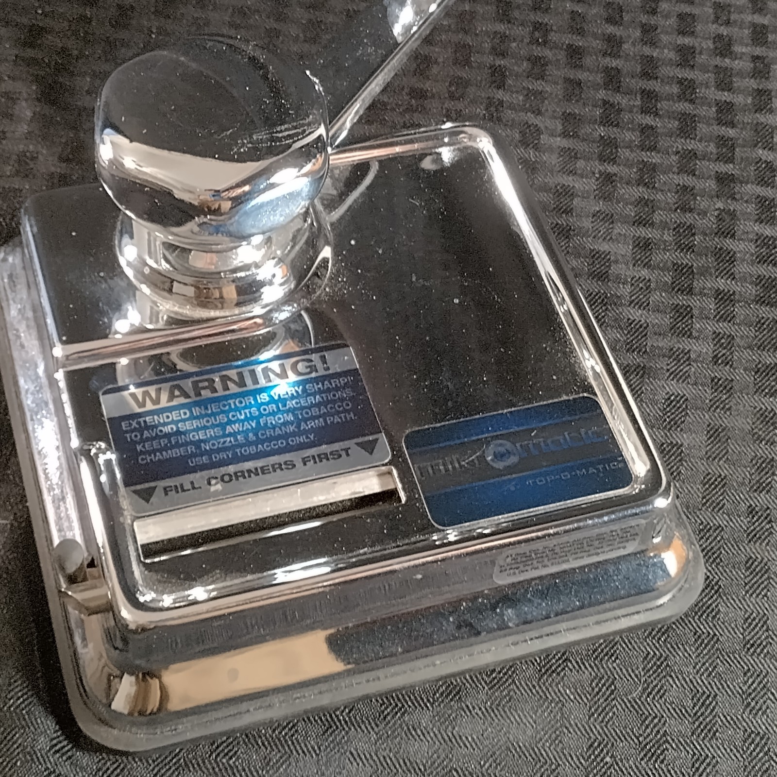 Top-O-Matic Mikromatic Cigarette Machine