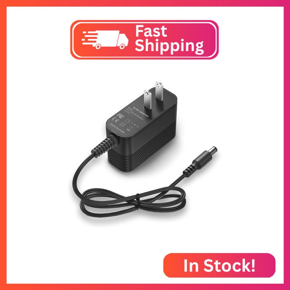 15V Power Cord for Gooloo Jump Starter Charger for Booster Jump Starter